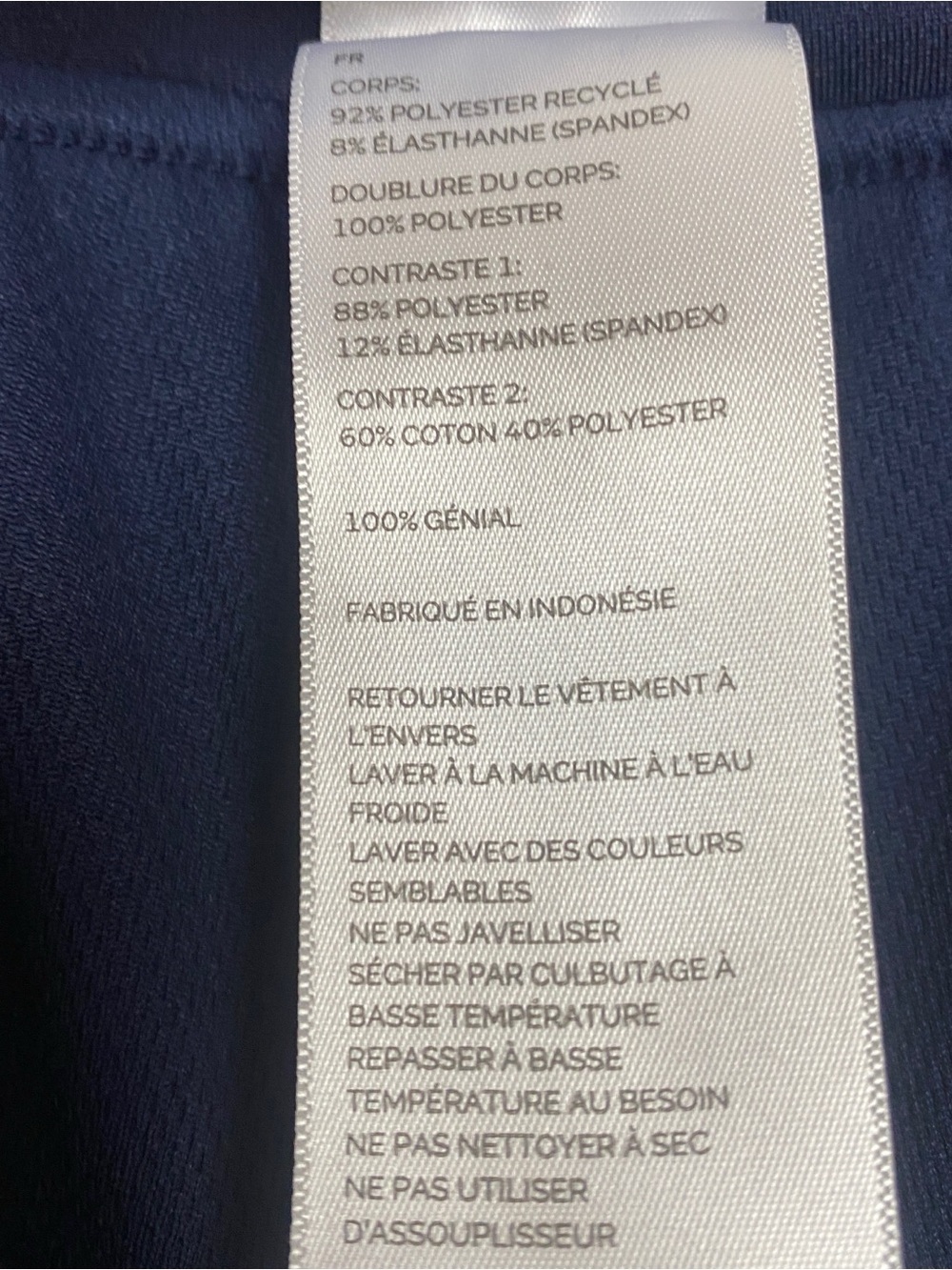 FIGS Technical Collection Navy Blue Zamora Jogger Scrub Pants XL Tall - Picture 8 of 9